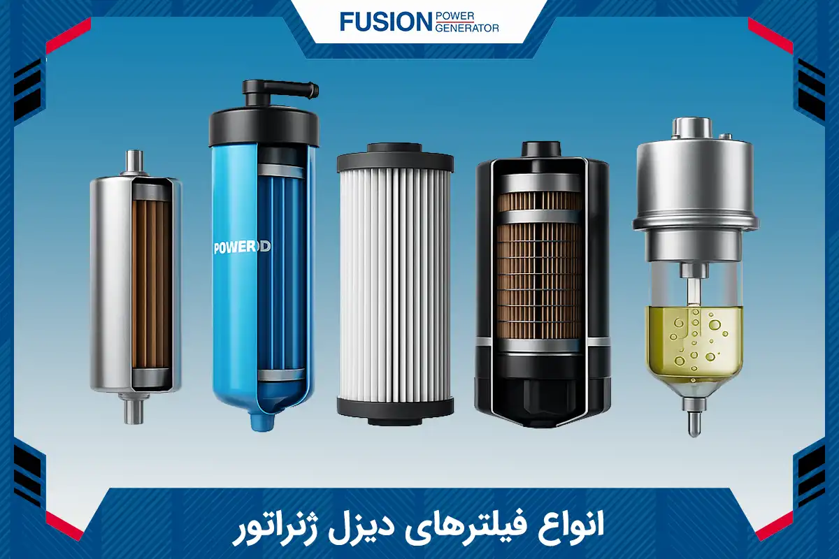 انواع فیلتر دیزل ژنراتور