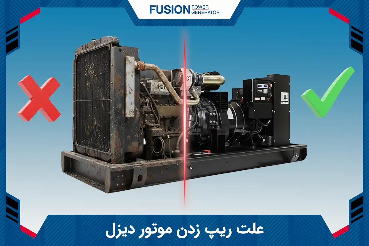 علت ریپ زدن موتور دیزل