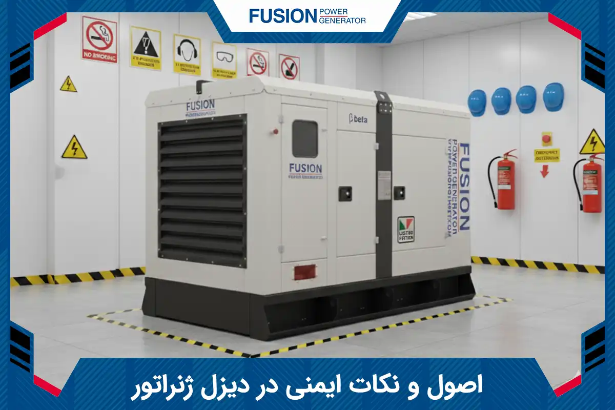 اصول و نکات ایمنی دیزل ژنراتور