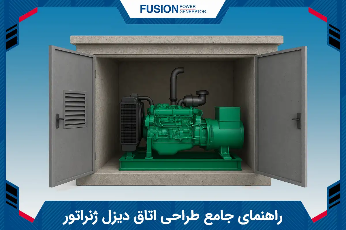 راهنمای جامع طراحی اتاق دیزل ژنراتور